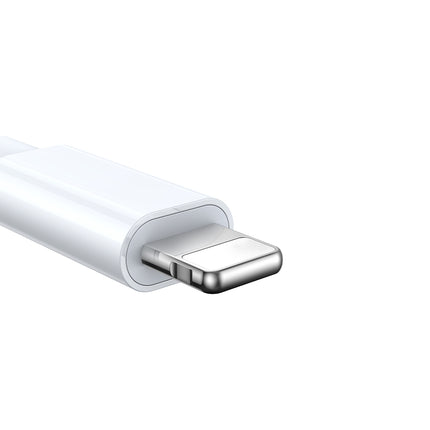 JOYROOM 3in1 Cable USB-A cable with inductive charger + 2x iPhone Lightning 1.2m white – image 3