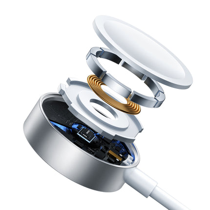 JOYROOM 3in1 Cable USB-A cable with inductive charger + 2x iPhone Lightning 1.2m white – image 6
