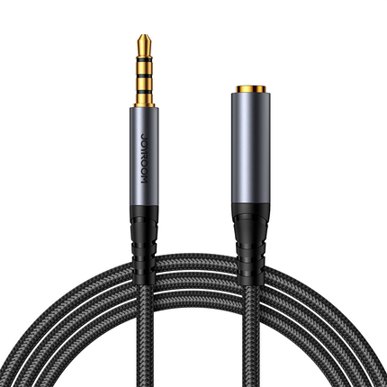 JOYROOM Audio Stereo AUX cable extension cable 3.5mm mini jack 1.2m black