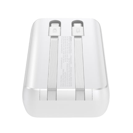 JOYROOM Mini powerbank 10000mAh with built-in cables JR-PBC06 30W white – image 6