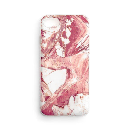 WOZINSKY Marble gel case marble cover for Xiaomi Redmi 8A pink