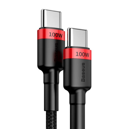 BASEUS Nylon strong cable USB-C PD cable 100W 20V 5A 2m black – image 4