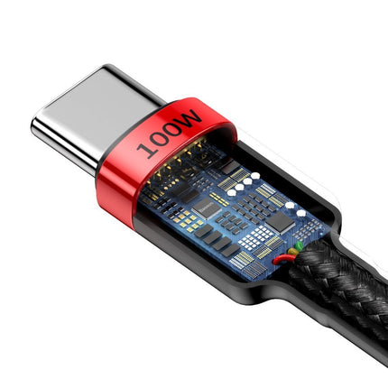 BASEUS Nylon strong cable USB-C PD cable 100W 20V 5A 2m black – image 5