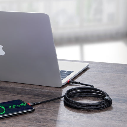 BASEUS Nylon strong cable USB-C PD cable 100W 20V 5A 2m black – image 6