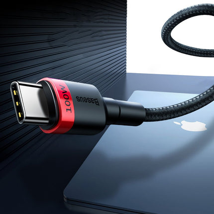 BASEUS Nylon strong cable USB-C PD cable 100W 20V 5A 2m black – image 7