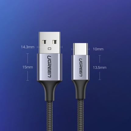 UGREEN Cable USB - USB-C QC 3.0 3A 1m gray – image 11