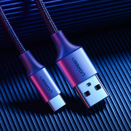 UGREEN Cable USB - USB-C QC 3.0 3A 1m gray – image 2