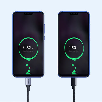 UGREEN Cable USB - USB-C QC 3.0 3A 1m gray – image 4