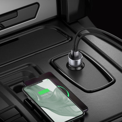 UGREEN USB and USB-C QC 3.0 PD 36W 3A car charger, gray – image 8