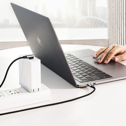 UGREEN Angled USB-C Power Delivery cable 60W 20V 3A 1m black and gray – image 3
