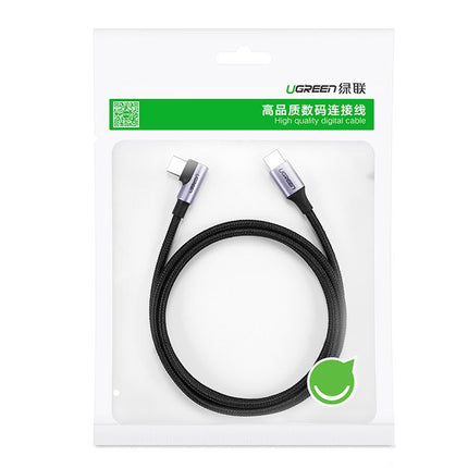 UGREEN Angled USB-C Power Delivery cable 60W 20V 3A 1m black and gray – image 5
