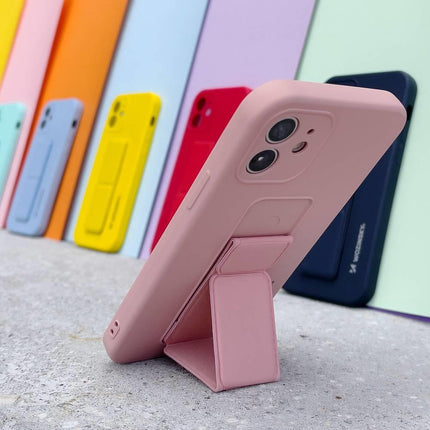 WOZINSKY Silicone case with a stand for iPhone 12 Pro Max Kickstand Case, yellow – image 9