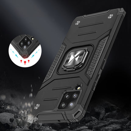 WOZINSKY Armored case cover + magnetic holder for Samsung Galaxy A42 5G Ring Armor red – image 7