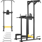 GYMREX Fixed multi-purpose bar rail for dip lift exercises
