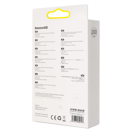 BASEUS iPhone cable for fast charging and data transfer USB - Lightning 2.4A 2m blue – image 6
