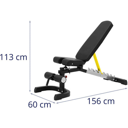 GYMREX Slope bench adjustable for exercise up to 150 kg – image 7
