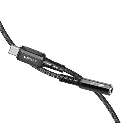 ACEFAST AUX USB-C to 3.5mm mini jack 18cm audio headphone adapter black – image 3