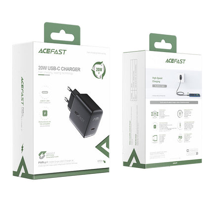 ACEFAST Fast USB-C 20W Power Delivery charger, black – image 5