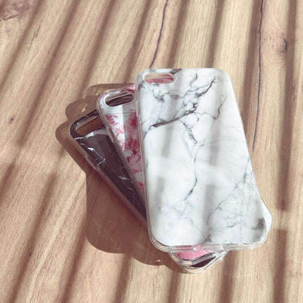 WOZINSKY Marble gel case marble cover for Samsung Galaxy S22+ pink – image 4