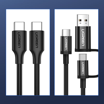 UGREEN USB-C cable for charging and data transfer 3A 3m black – image 11