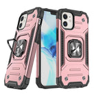 WOZINSKY iPhone 14 Plus case, armored cover, magnetic ring holder, gold