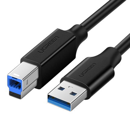 UGREEN USB-A - USB-B 5Gb/s printer cable, 2m, black