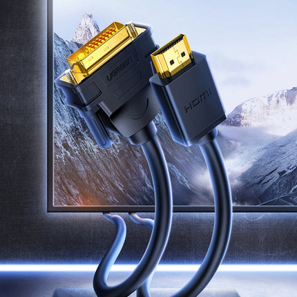 UGREEN Bidirectional HDMI - DVI cable 2m black – image 2