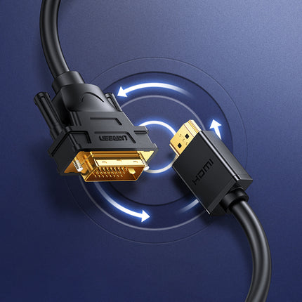 UGREEN Bidirectional HDMI - DVI cable 2m black – image 3