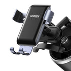 UGREEN Gravity car phone holder - round grid, gray