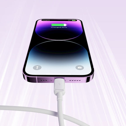 JOYROOM Cable for iPhone Lightning - USB 2.4A 1.2m white – image 11
