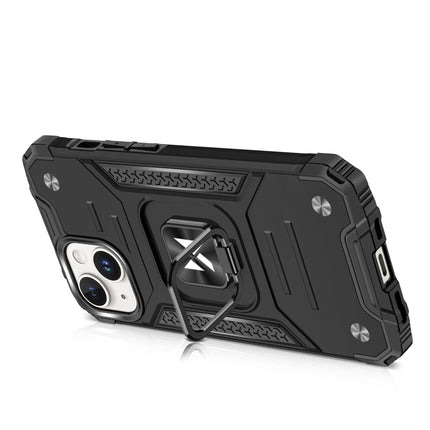 WOZINSKY Armored case with finger holder for iPhone 15 Plus Ring Armor, red – image 4