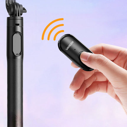 UGREEN Selfie stick, telescopic phone stick with stand and Bluetooth remote control, 1.5 m, black – image 6
