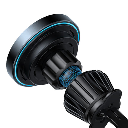 JOYROOM Magnetic car holder, 15W charger for air vent, black – image 6