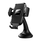 JOYROOM Universal mechanical car phone holder for cockpit, glass, black
