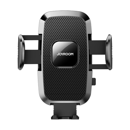 JOYROOM Universal mechanical car phone holder for cockpit, glass, black – image 3