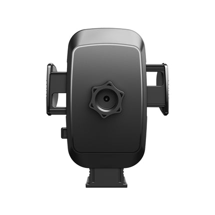 JOYROOM Universal mechanical car phone holder for cockpit, glass, black – image 5