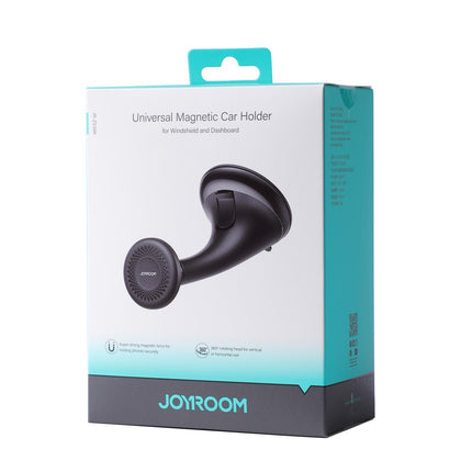 JOYROOM Universal magnetic car phone holder for the cockpit, glass, black – image 5