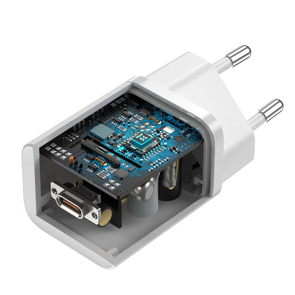 BASEUS Si 25W 3A fast wall charger with a 1m white USB-C cable – image 8