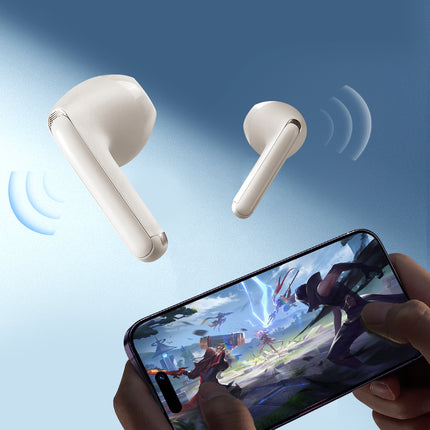 JOYROOM TWS Funpods Series JR-FB1 Bluetooth 5.3 wireless headphones, beige – image 8