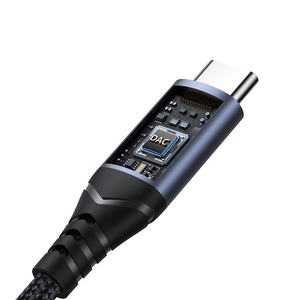 JOYROOM DAC USB-C to 3.5mm mini jack adapter, black – image 3