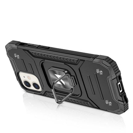 WOZINSKY Armored case for iPhone 14 Plus, Ring Armor magnetic holder, black – image 4
