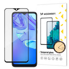 WOZINSKY Durable 9H tempered glass for the entire TCL 305 screen with Case Friendly black frame