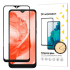 WOZINSKY Durable 9H tempered glass for the entire TCL 205 screen with Case Friendly black frame
