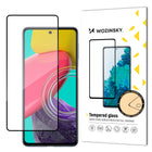 WOZINSKY Durable 9H Full Screen Tempered Glass for Samsung Galaxy M53 5G with Case Friendly Frame Black