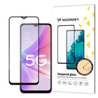 WOZINSKY Durable 9H tempered glass for the entire screen of Realme Narzo 50 with frame Case Friendly black