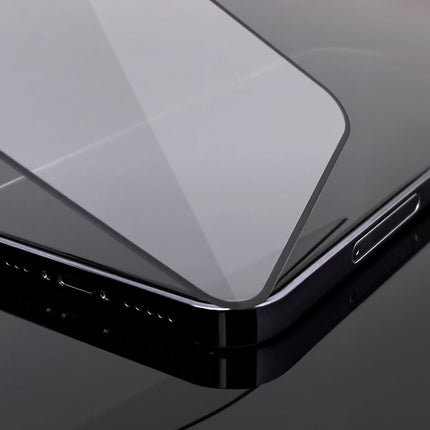 WOZINSKY Durable 9H tempered glass for the entire screen of Realme Narzo 50 with frame Case Friendly black – image 3