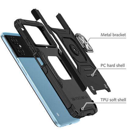 WOZINSKY Armored case for Samsung Galaxy A03, Ring Armor magnetic holder, black – image 3