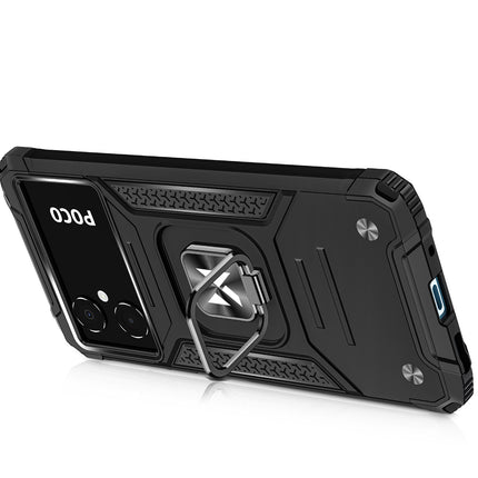 WOZINSKY Armored case for Samsung Galaxy A03, Ring Armor magnetic holder, black – image 4