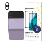 WOZINSKY 9H tempered glass for the Samsung Galaxy Z Flip 4 Full Camera Glass