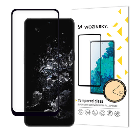 WOZINSKY 9H Full Screen Tempered Glass OnePlus 10T / Ace Pro with Black Frame Full Glue Tempered Glass